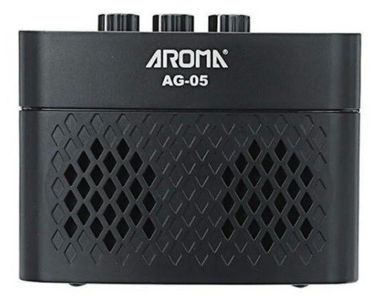 Bluetooth ギターアンプ　AROMA　AG-05　ブラック　Bluetoothスピーカーとしてもご使用いただけます。
