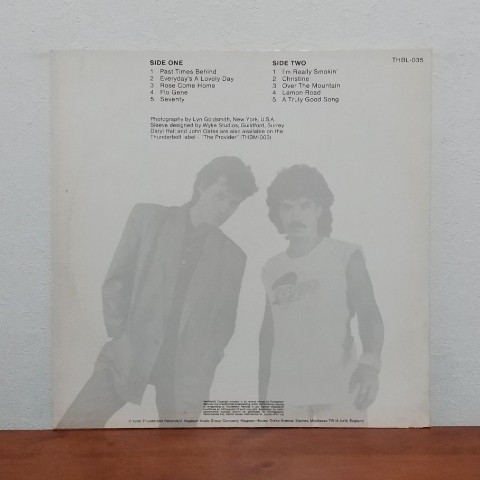 LP/ ダリル・ホールとジョン・オーツ☆DARYL HALL & JOHN OATES「REALLY SMOKIN'」輸入盤 / 希少! '85年作品_画像2