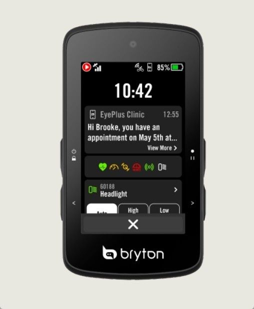 【2点セット】ブライトン Rider750SE GPSサイコン+アウトマウント