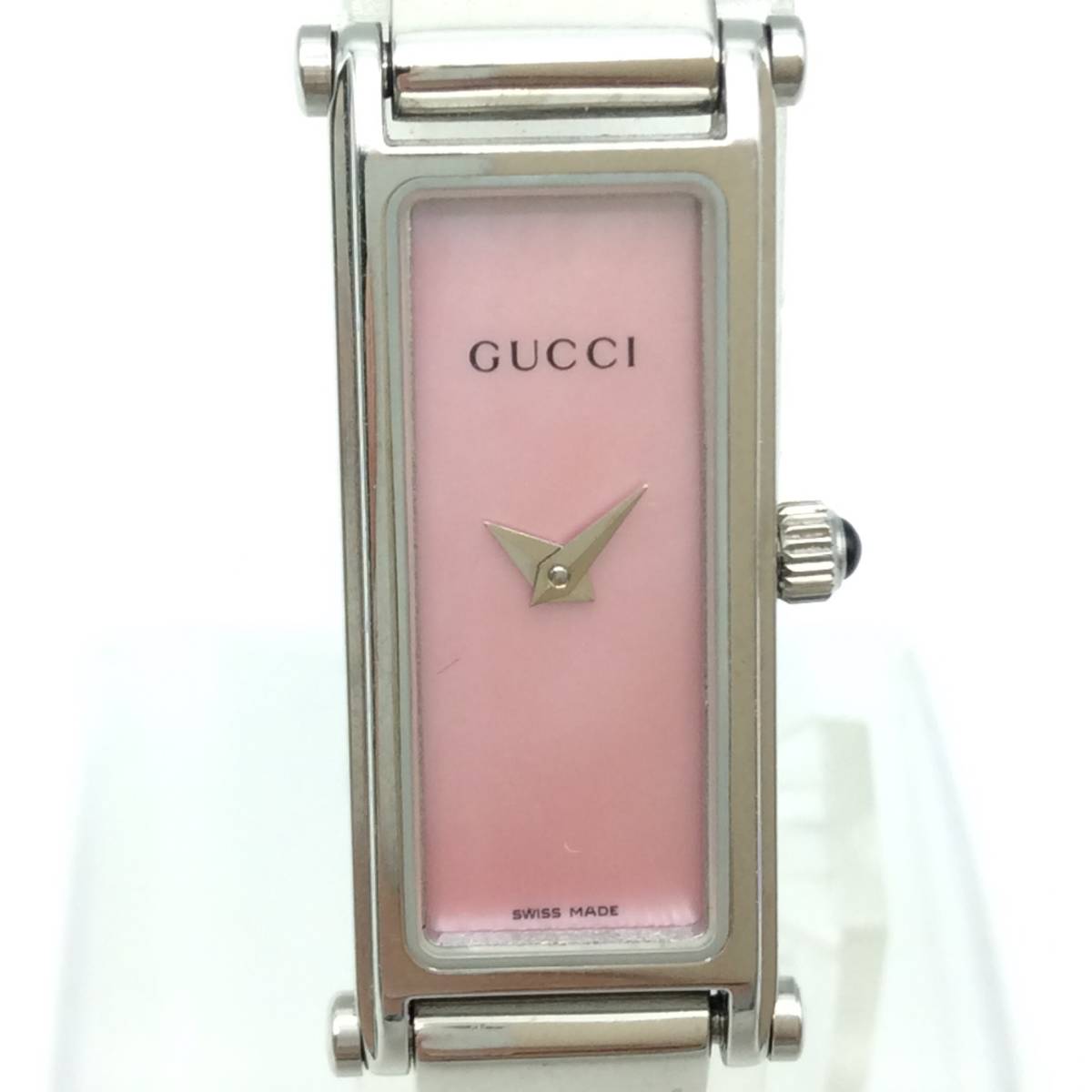 GUCCI グッチ 1500L GPピンクシェル文字盤クオーツ レディース腕時計-