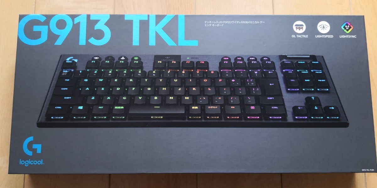 送料無料】【新品未開封】ロジクール ゲーミングキーボード G913 TKL LIGHTSPEED Wireless RGB Mechanical  G913-TKL-TCBK