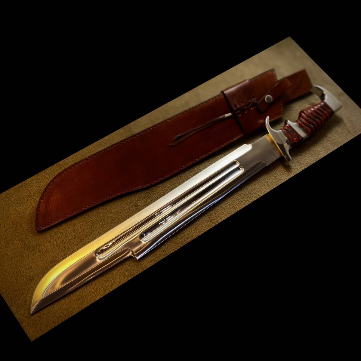 ☆大型 プレデターマチェット 全長62cm イギリス カスタムナイフ ☆大型 プレデターマチェット 全長62cm イギリス カスタムナイフ