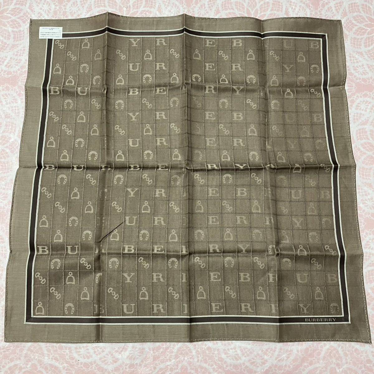 新品/BURBERRY/2枚/ハンカチ/正規品/バーバリー/綿100%/未使用/即決あり/匿名発送/ノバチェック/男性用/メンズ/Burberrys/紳士用/58_画像7