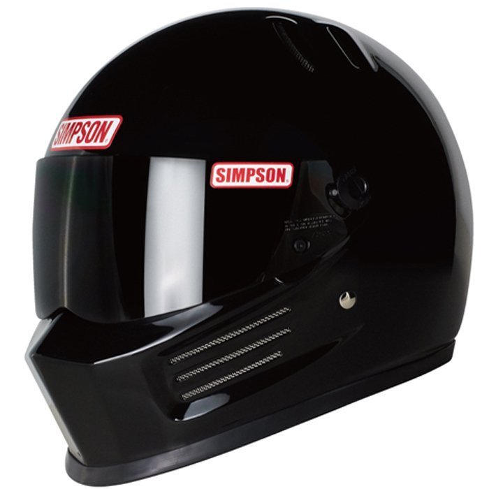 BANDIT Pro SIMPSON 【復刻】 シンプソン フルフェイス バイク用 ヘルメット　ブラック 60cm_画像1