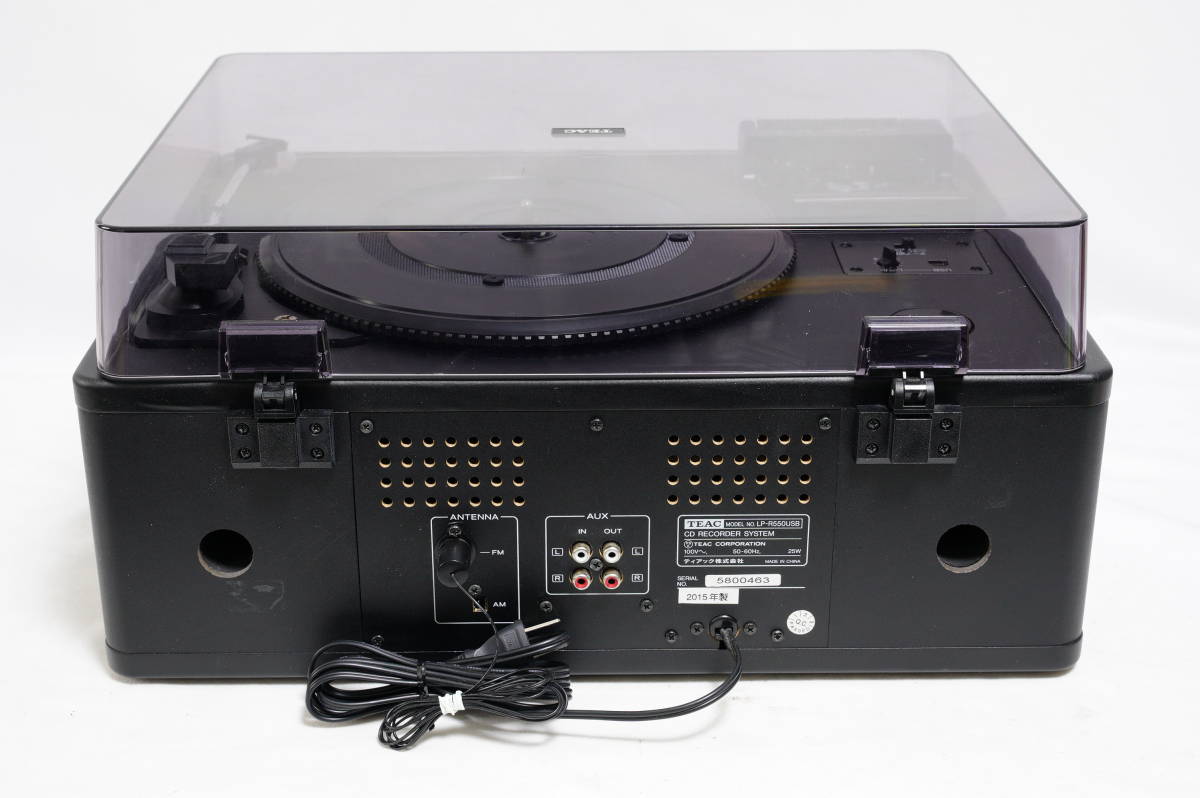 TEAC LP-R550USB ターンテーブル カセット付き CDレコーダー リモコン
