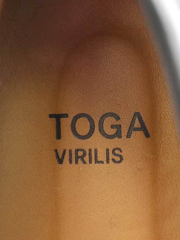 TOGA VIRILIS トーガ ビリリース シャークソールローファー ブラック