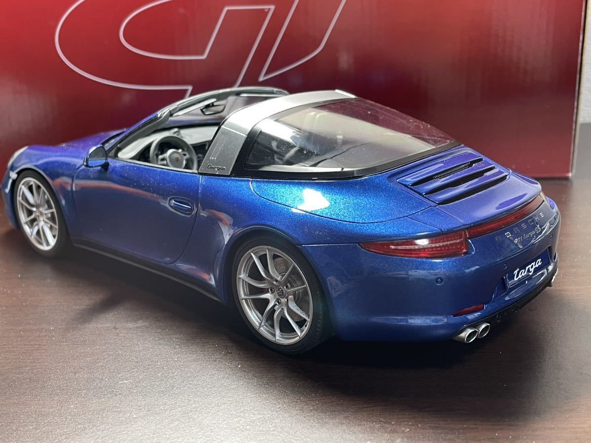 1/18 GT SPIRIT PORSCHE 911 991.1 TARGA 4S BLUE METALLIC 1/18 GT SPIRIT PORSCHE 911 991.1 TARGA 4S BLUE METALLIC