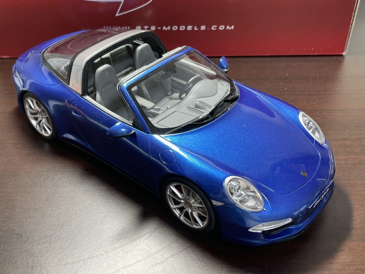 1/18 GT SPIRIT PORSCHE 911 991.1 TARGA 4S BLUE METALLIC 1/18 GT SPIRIT PORSCHE 911 991.1 TARGA 4S BLUE METALLIC