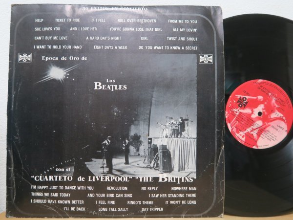 3LP★THE BRITINS / 30 EXITOS EN CONCIERTO (メキシコ BEATLESコピーバンド/クオリティ高い/珍盤/3枚組みMEXICO盤)_画像1