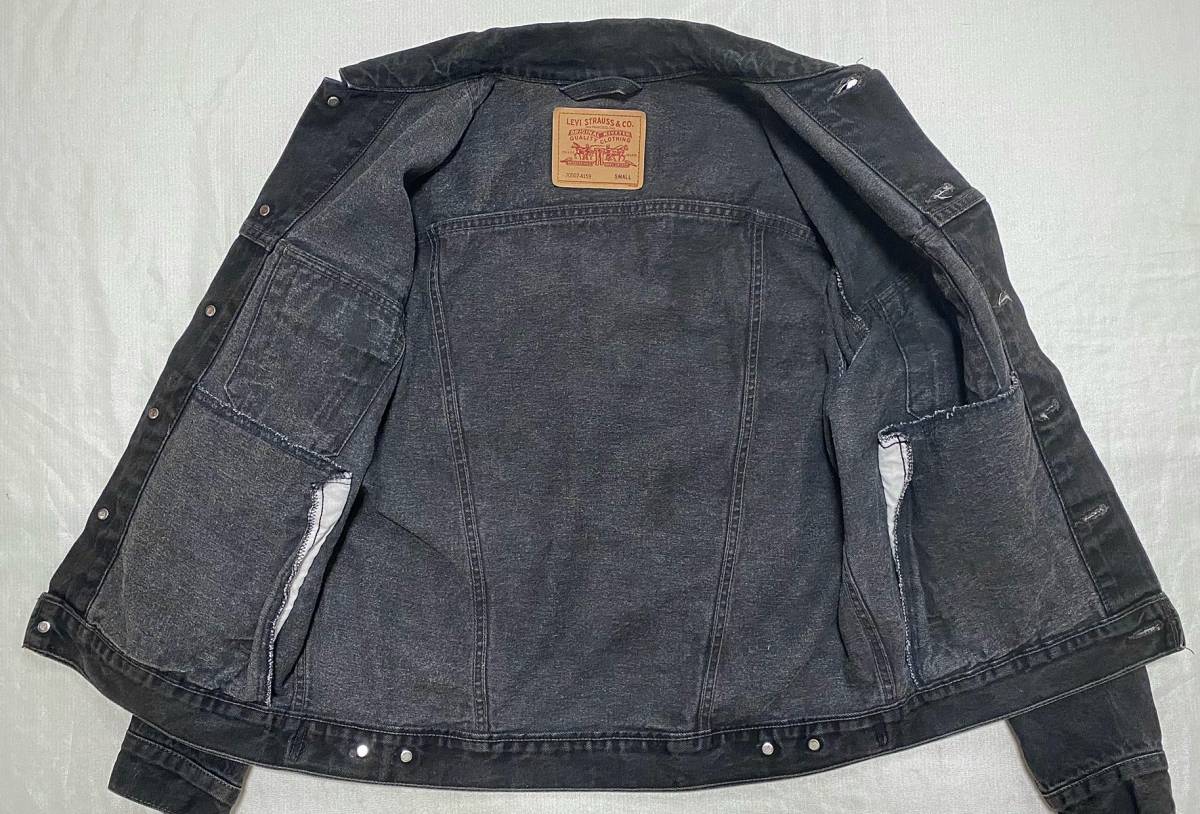 90s Levi's リーバイス 70507 4159 SMALL ブラック デニム ジャケット