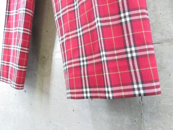 7190m116◆日本製◆64cm◆BURBERRY GOLF バーバリーゴルフ ノバチェック柄 ストレッチパンツ 1/ジャケット/シャツ/レディース/女性/婦人_画像6