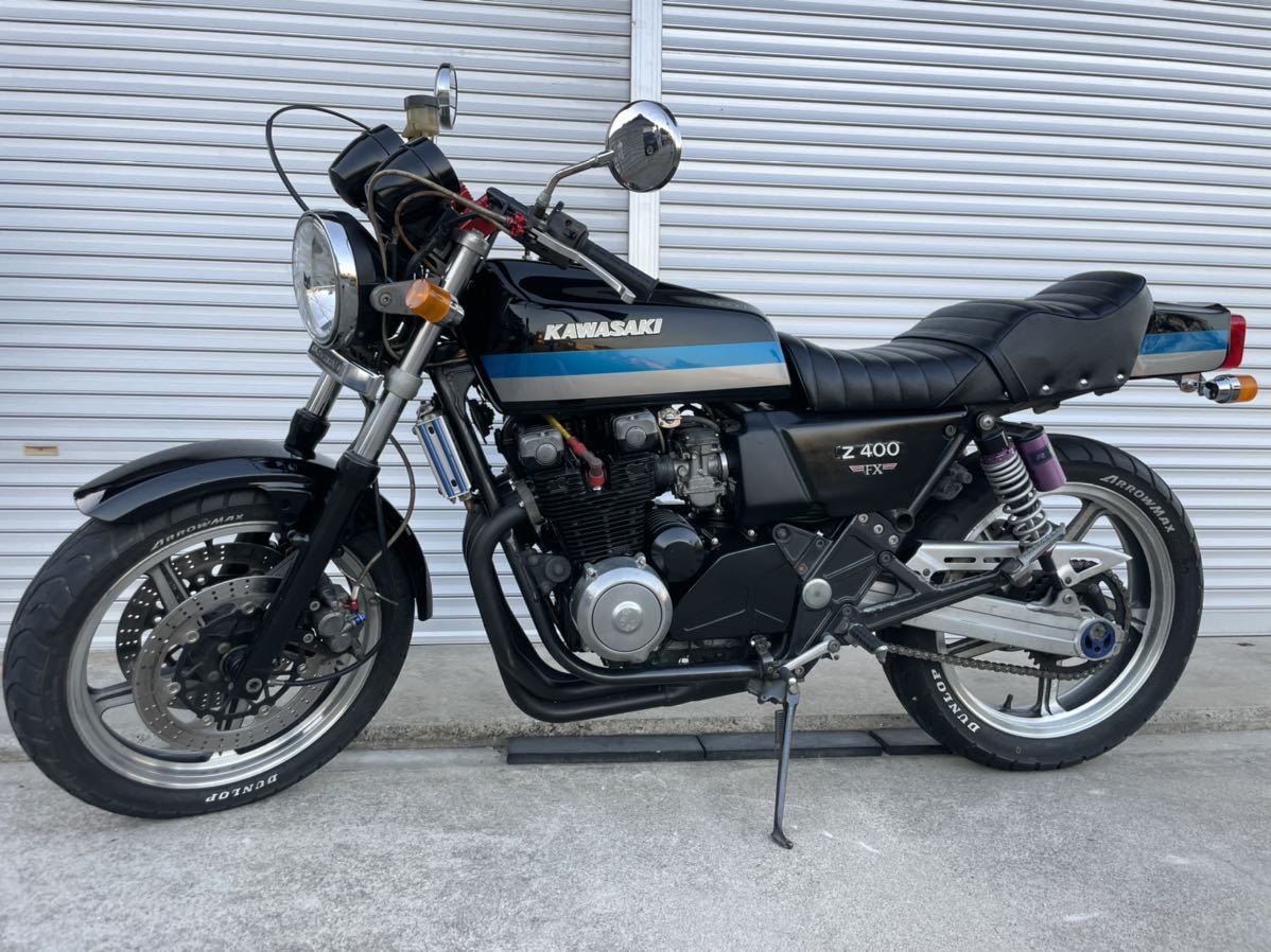 香川〜 kawasaki ゼファー400 C6 Z400FX仕様 E3カラー ドレミコレクション 程度良好 検/旧車 ゼファー400x ZR400C Z400FX Z2の画像6