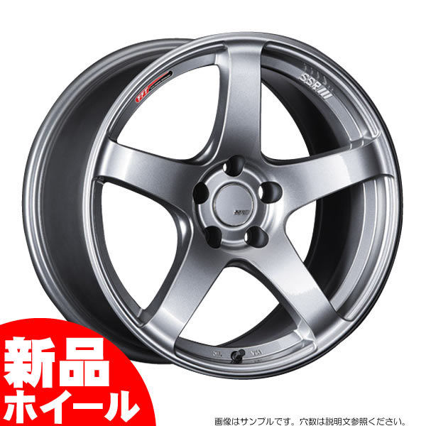 SSR GTV01 18インチ 7.5J 5H-100 グレアシルバー 法人宛て送料無料