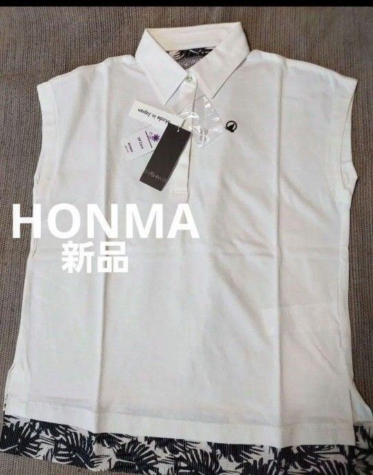 新品 HONMA 本間ゴルフ  シードステッチ ショートスリーブシャツ