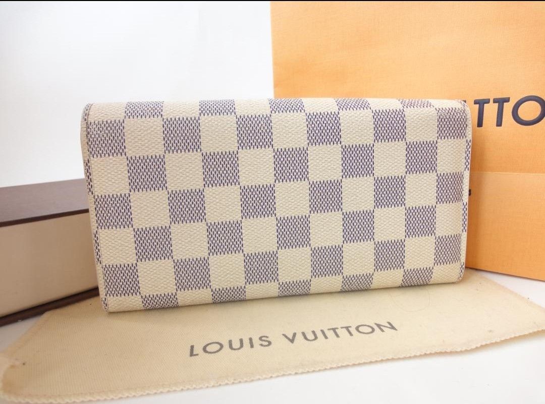 超美品☆ヴィトン ダミエ 【ポルトフォイユ・サラ】長財布☆オシャレ☆A12