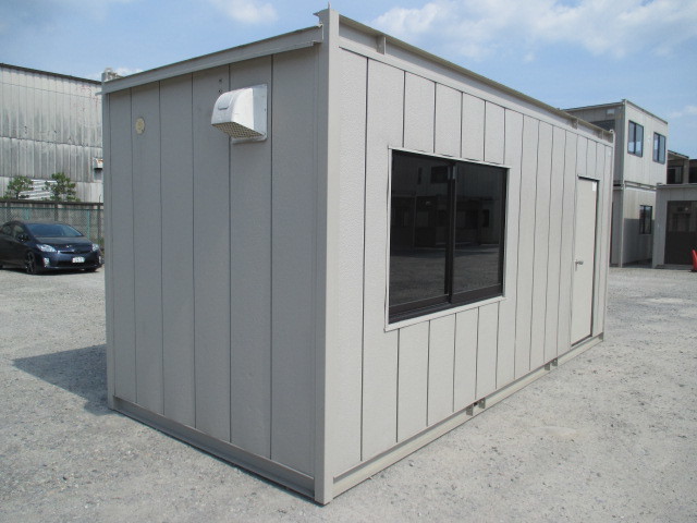 [ Hyogo departure ] super house container storage room unit house 4 tsubo used temporary prefab storage . warehouse office work place 8 tatami ..W5450×D2300×H2670