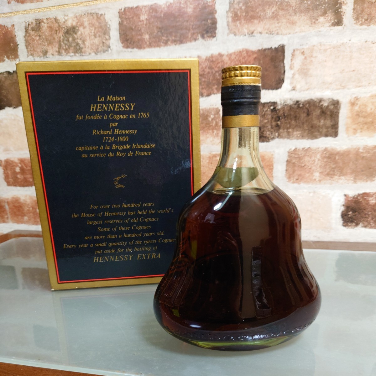 JAs.Hennessy ジャズ ヘネシー エクストラ 金 キャップ グリーンボトル