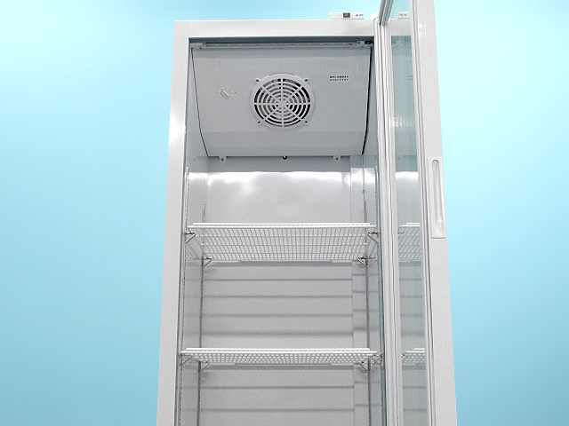 美品☆JCM タテ型冷蔵ショーケース キャスター付 W615xD620xH1895 2021年式 JCMS-415 単相100V 冷蔵ショーケース  業務用:230411-R4-(1)