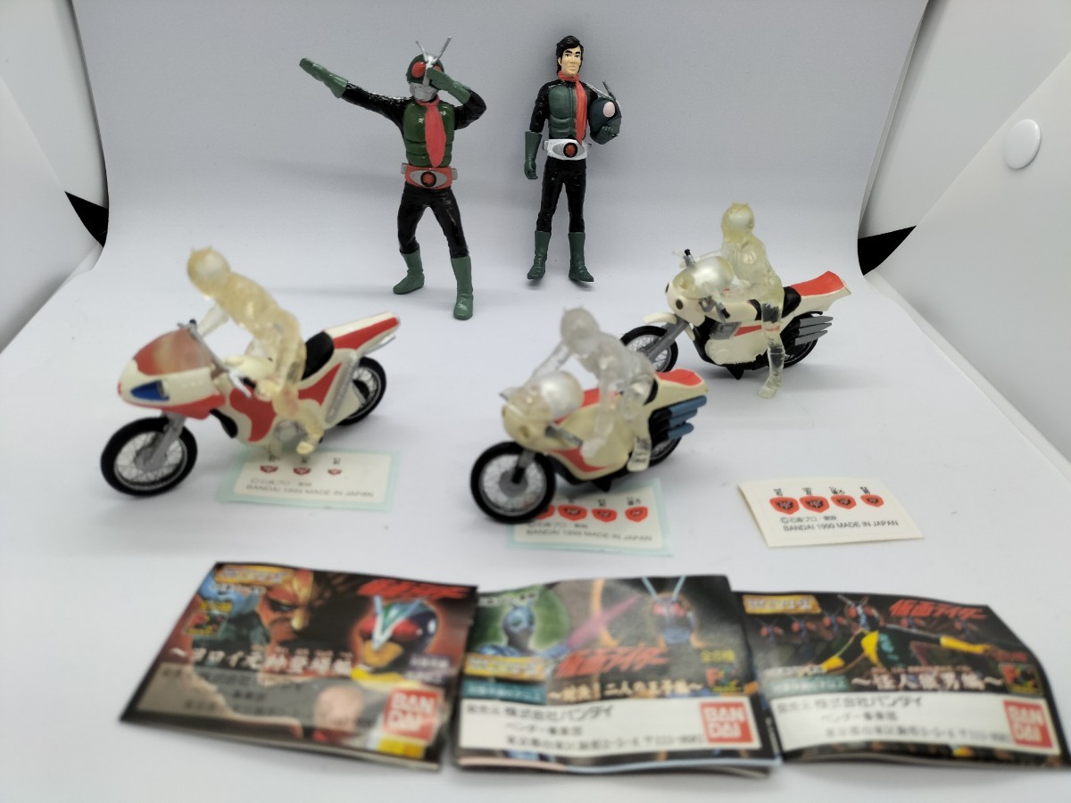 〓大量処分〓HG仮面ライダーシリーズまとめ売り ショッカー怪人　サイクロン号　１号2号　本郷猛　一文隼人_画像4