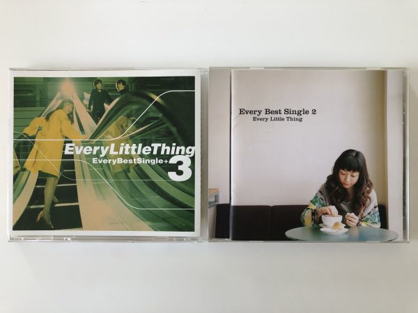 B14378　CD（中古）Every Best Single+3 + Every Best Single 2 (CCCD)　Every Little Thing　2枚セット_画像1