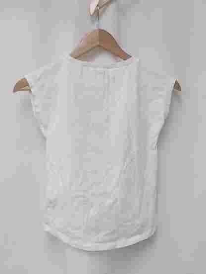 moschino Tシャツ　 カットソー ロゴ プリント キャンディー 汚れあり サイズ128 ホワイト キッズ 1211000010534_画像2