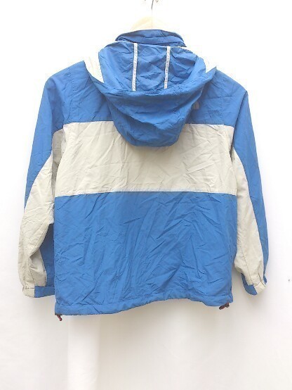 THE NORTH FACE ノースフェイス マウンテンパーカー 汚れ有り ネーム書きあり 男の子 140ｃｍ ブルー キッズ 1203000002923の画像2