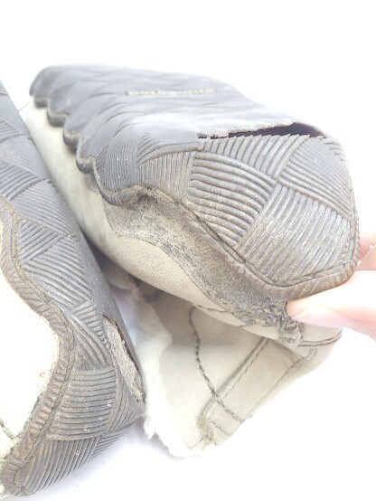 ■ patagonia パタゴニア ショートブーツ　ムートンブーツ 全体的に汚れ有り 24.5cm クリーム　アイボリー レディース 1201000043960_画像7
