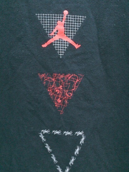 NIKE ナイキ Ｔシャツ 半袖 Air Jordan エアジョーダン ジャンプマン バックプリント ビッグロゴ Mサイズ ブラック メンズ 1301000004982の画像6