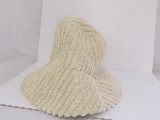 ZARA Zara bucket hat fur autumn winter hat ivory S size lady's 1210000008060