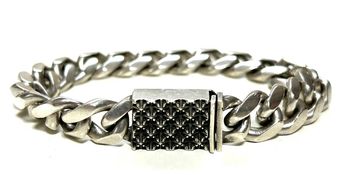 【定価 ￥75,900】M's collection STUDS CLASP CHAIN BRACELET エムズコレクション シルバー ブレスレット SILVER 925 TRIPLE X