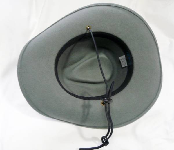  Western hat / ten-gallon hat kla car bru/ felt GRY