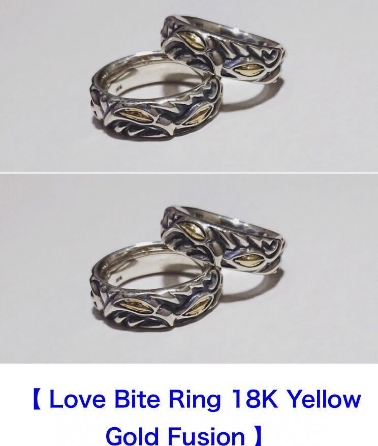LONE ONES Gold Fusion ラブバイトリング 18号 レビュー10万超! メンズ