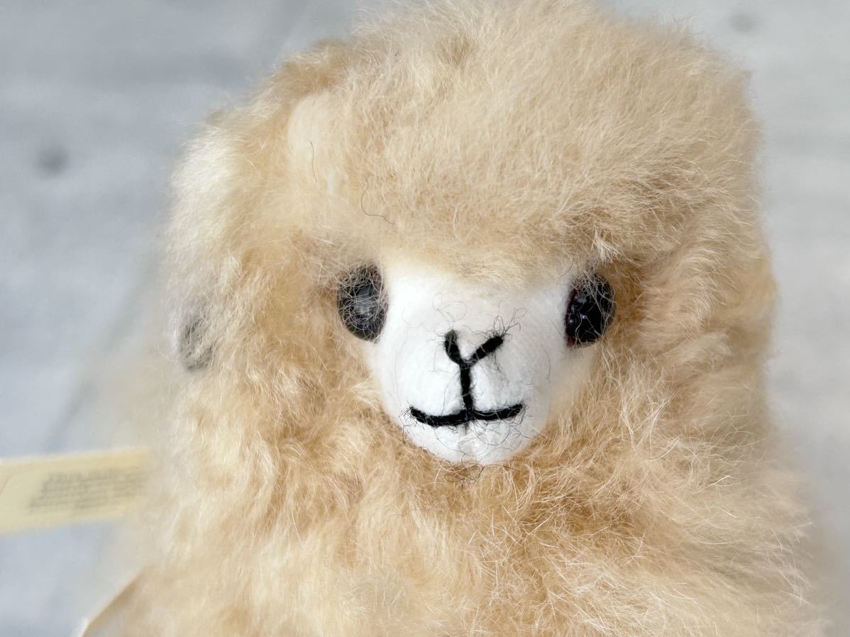  new goods cozy baby alpaca soft toy hand made ornament interior real alpaca. wool . use soft cosy sphere 7595