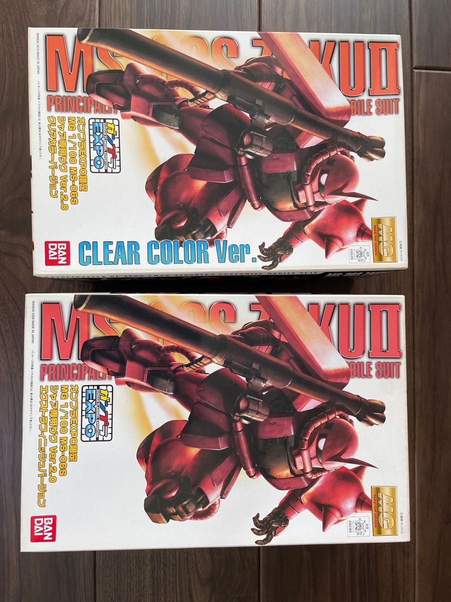 ガンプラEXPO限定 MG シャア専用ザクVer 2 0 クリアカラーバージョン