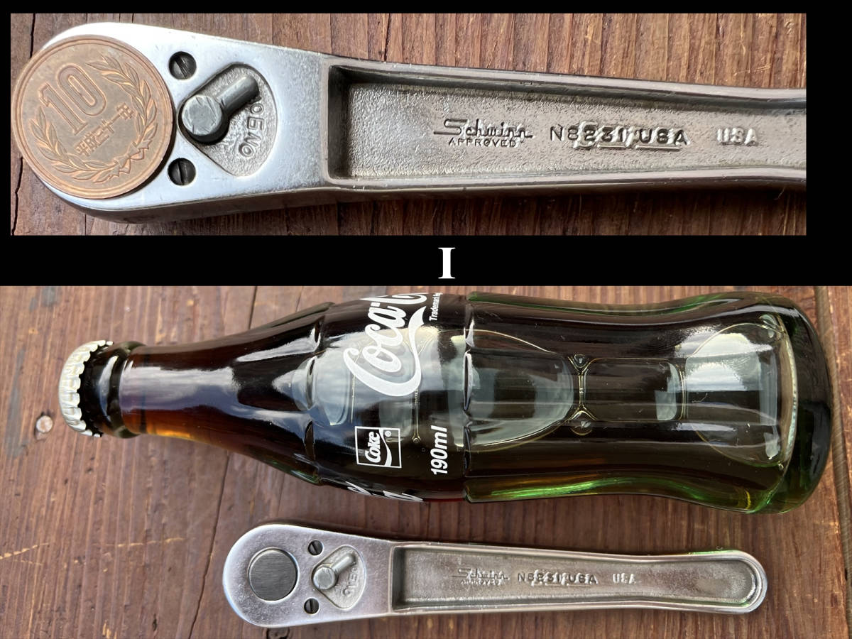 珍品で激レア 1969年製 スナップオン OEM Schwinn エラー刻印 3/8