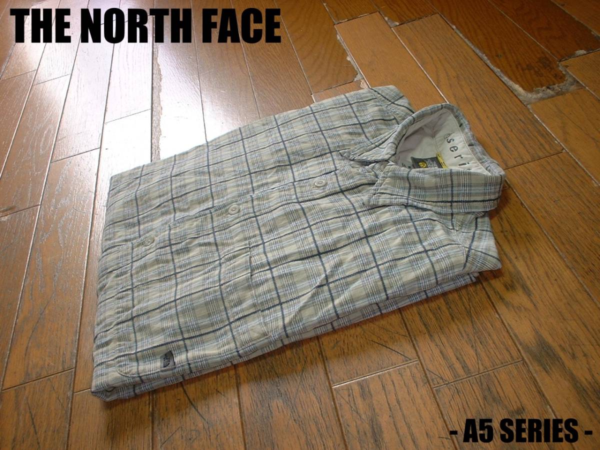 THE NORTH FACE A5 SERIESアウトドアチェックシャツ長袖M正規ザ ノース