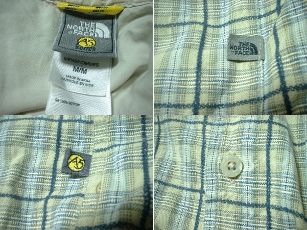 THE NORTH FACE A5 SERIESアウトドアチェックシャツ長袖M正規ザ ノース