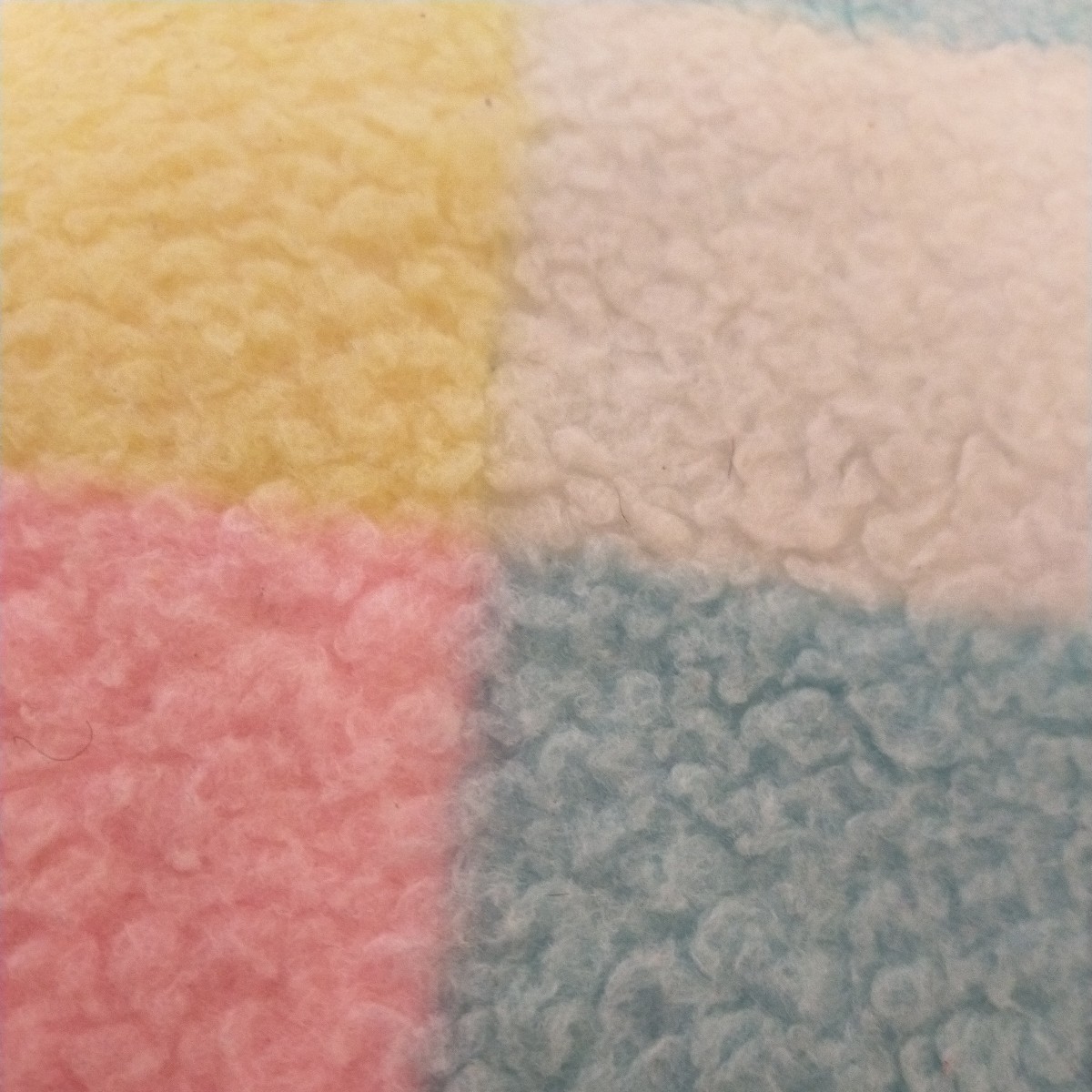  postage included Showa Retro s one baby blanket acrylic fiber 100%na pin g has processed baby blanket SWAN pastel color white yellow color pink light blue 