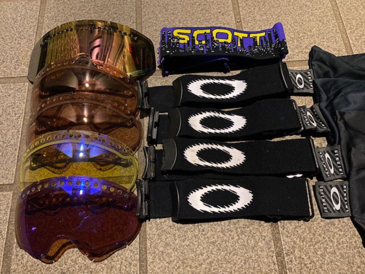 OAKLEY オークリー ゴーグルレンズ ベルト4セット 純正ハード OAKLEY オークリー ゴーグルレンズ ベルト4セット 純正ハード