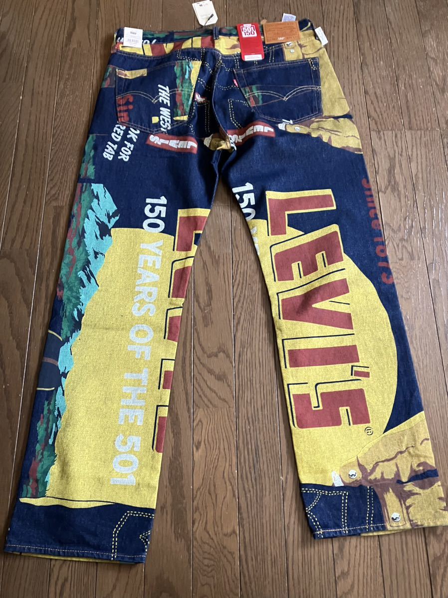 W36 L32リーバイス Levi's 150周年 バナー ジーンズ 501 limited 限定