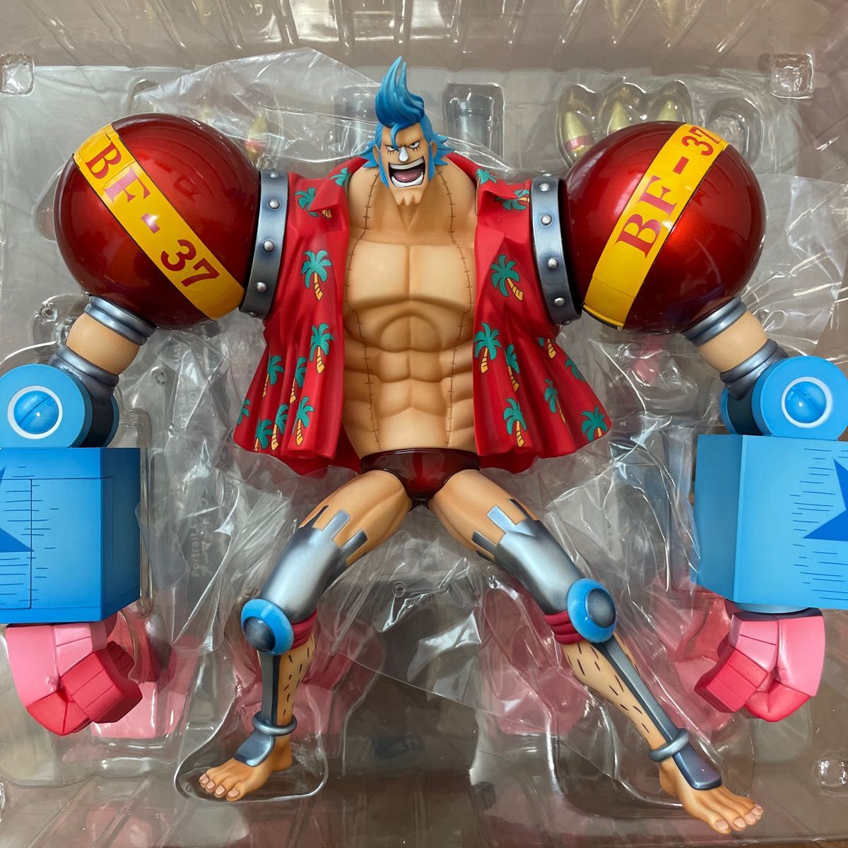 ワンピースフィギュア フランキー MAXIMUM ONE PIECE バンダイ メガハウス　pop フランキーpop