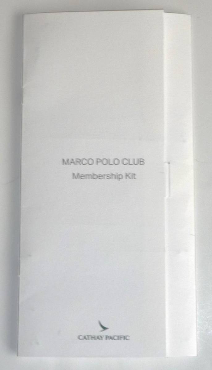 Cathay Marco Polo Club Gold membership Kit - バッグタグ　カードホルダー　ネームホルダー 2セット_画像5