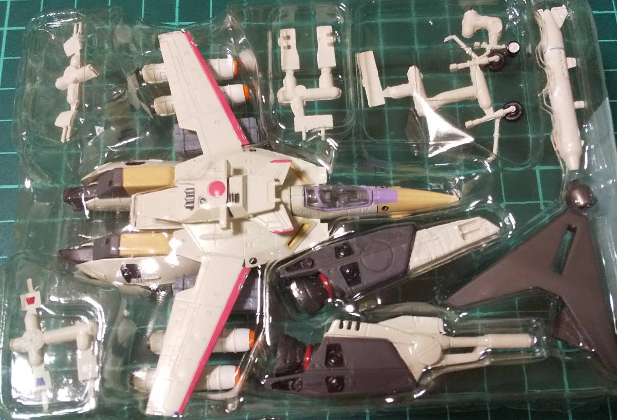 F-Toys 1/144 bar сверло - коллекция 2 ③VF-1S Strike bar сверло -mimei защита ( Super Dimension Fortress Macross )