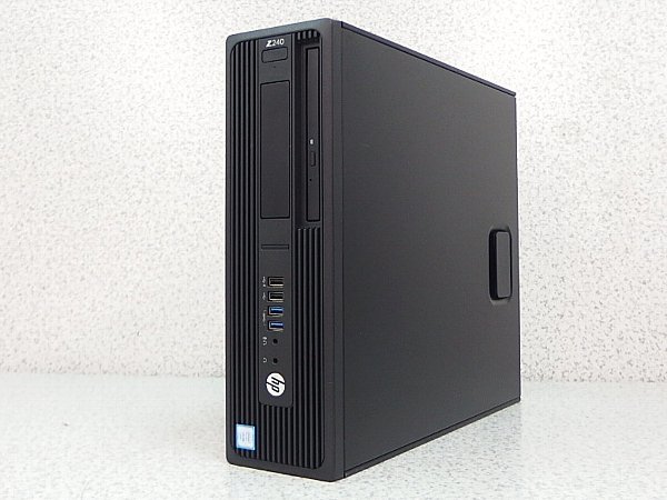 ■○ HP Z240 SFF Workstation Xeon E3-1225 v5 3.30GHz/メモリ8GB/1TB×2/nVIDIA QUADRO P400搭載 BIOS起動確認