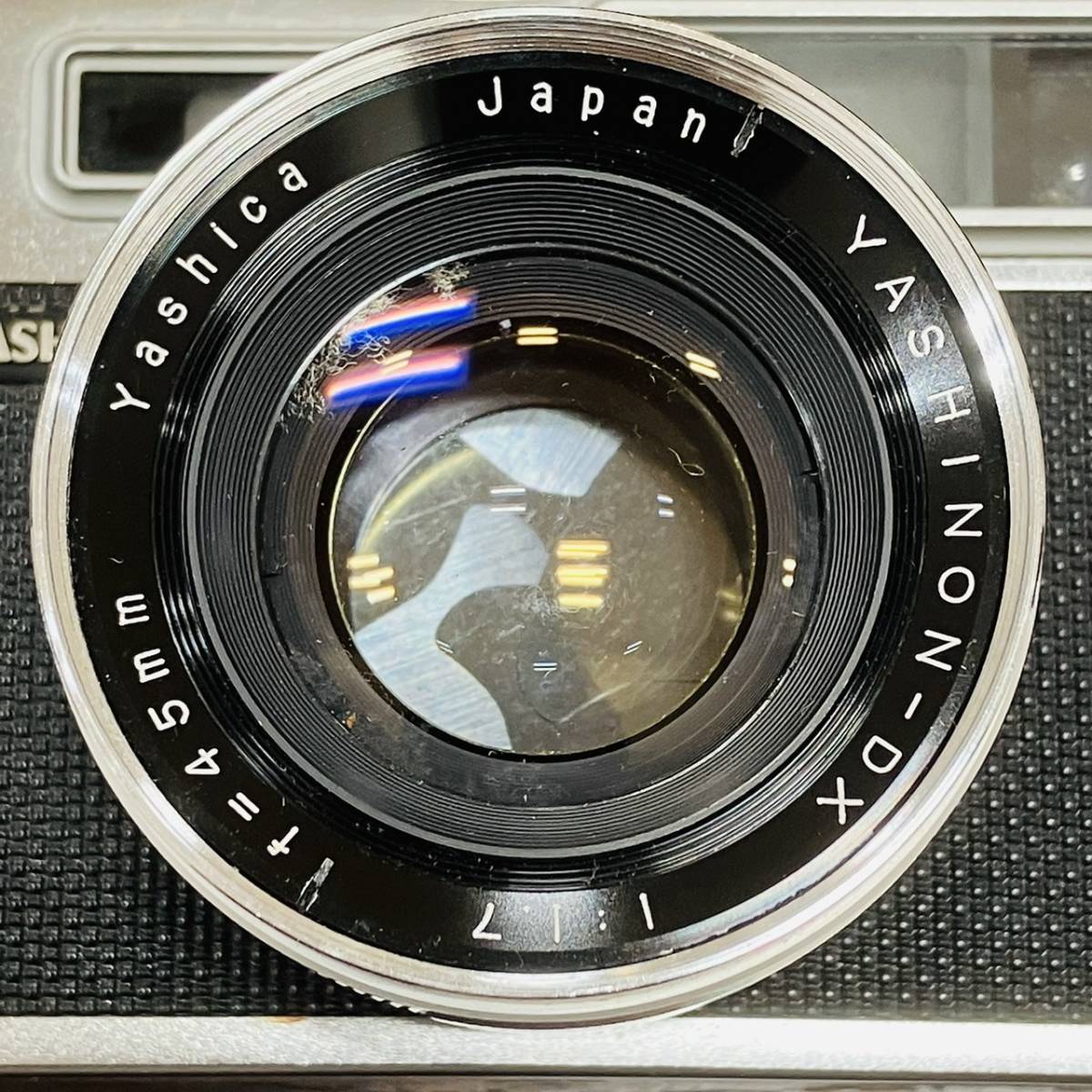 #4571*YASHICA ELECTRO35 Yashica электро 35 компакт-камера с футляром Japan f=45mm 1:1,7 YASHINON-DX работоспособность не проверялась * текущее состояние хранение товар 