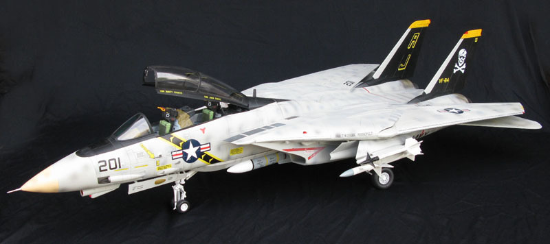 稀少1/18 F-14A トム・キャット/VF84 ジョリー・ロジャース_画像1