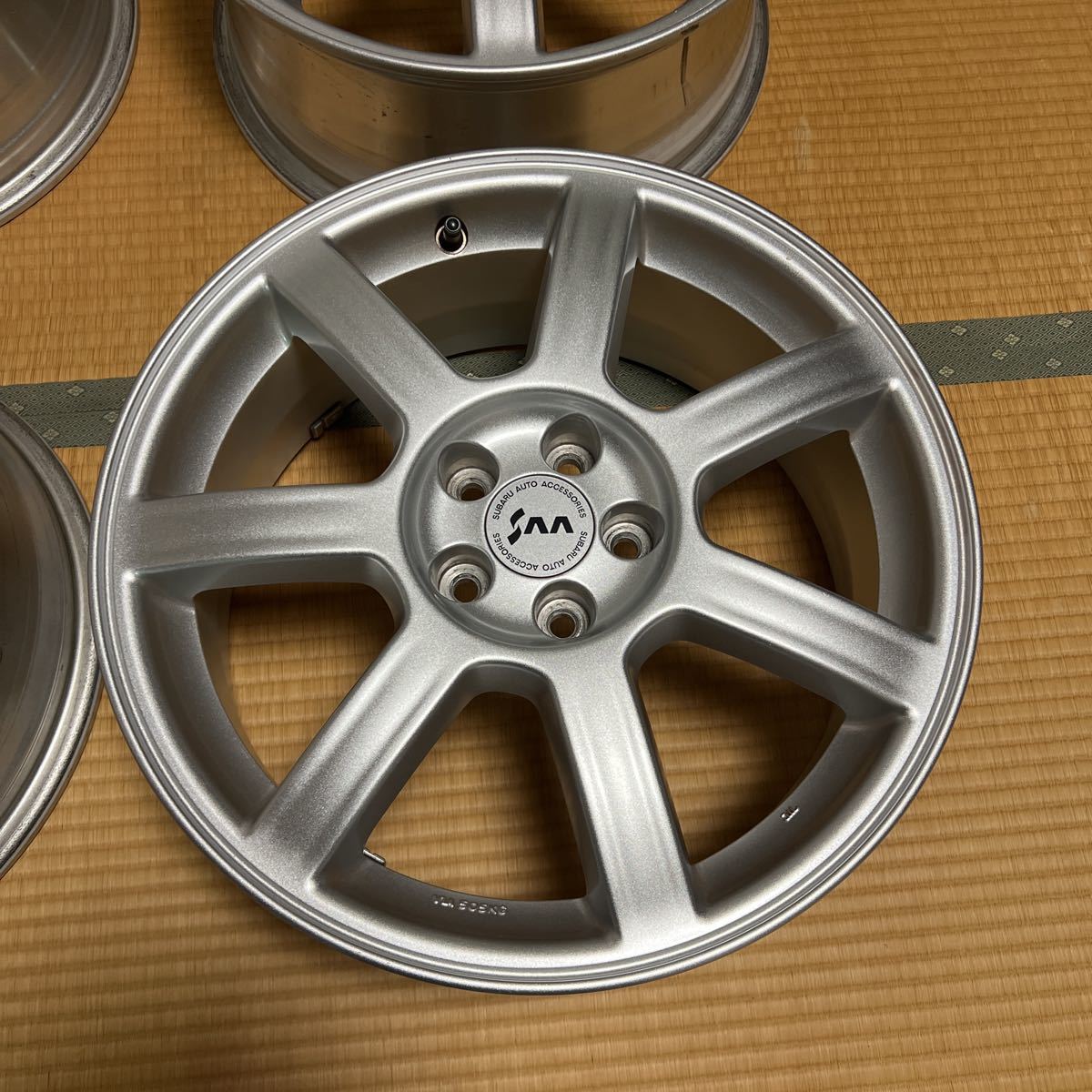 SAA スバル純正オプション 17インチホイール 7j +48 ブレンボ対応 美品