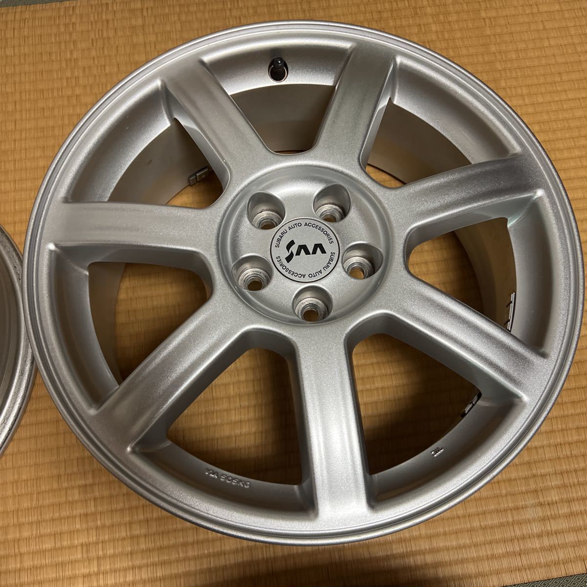 SAA スバル純正オプション 17インチホイール 7j +48 ブレンボ対応 美品