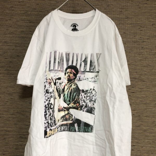 バンT　UK製　半袖Tシャツ ジミヘンドリックス　デカプリント　エレキギター13 古着　入手困難　激レア　希少 人気　イギリス製 ギタリスト_画像9