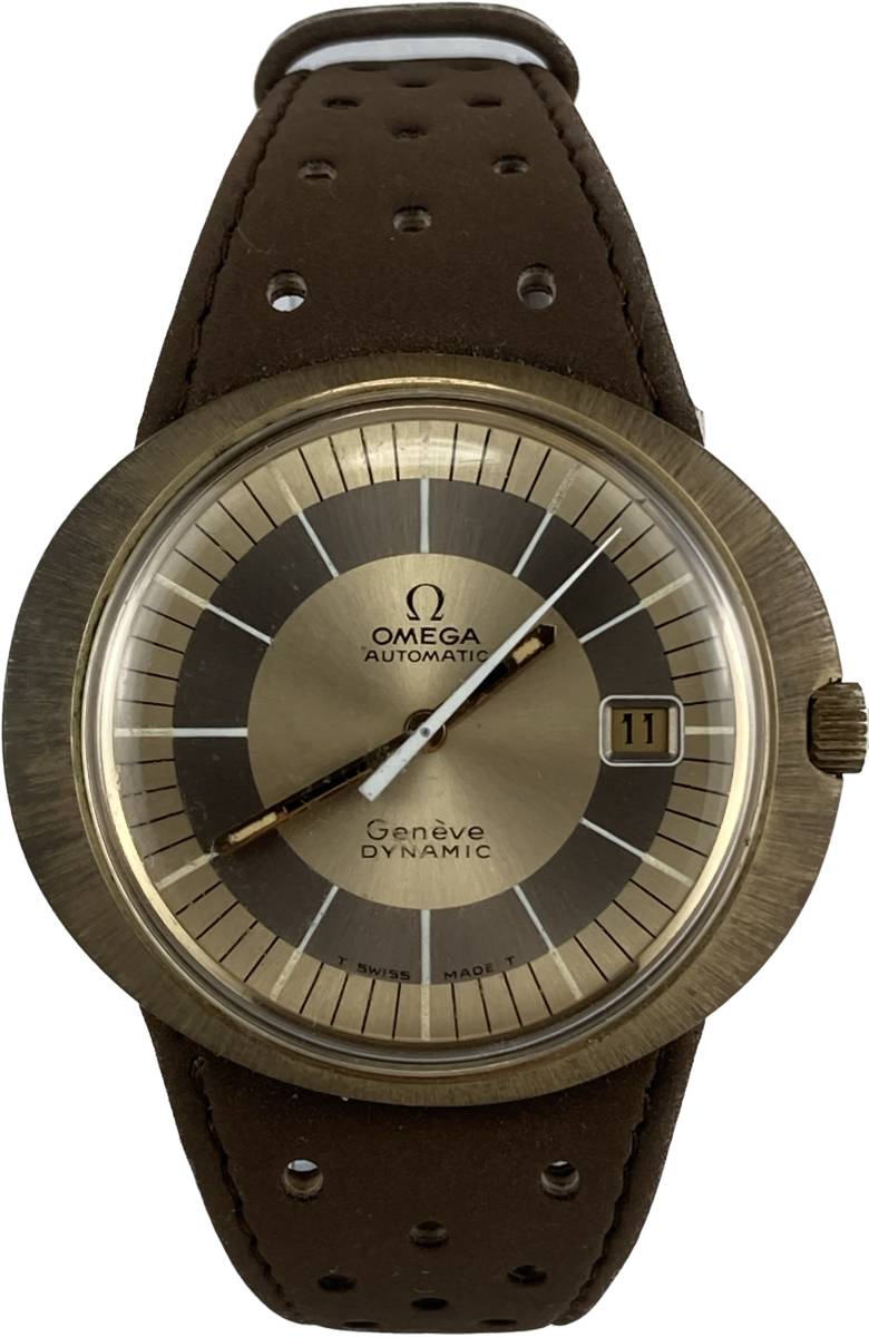 OMEGA オメガ レディース腕時計 ジュネーブ ダイナミック 自動巻き 《可動品》アンティーク_画像1